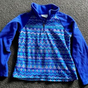 Columbia girls half zip fleece pullover Back To School